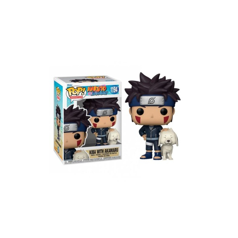 FUNKO POP Kiba con Akamaru 1194 - Naruto - 889698498043