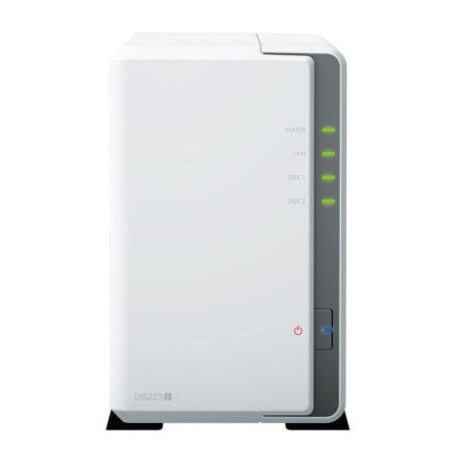 Servidor NAS SYNOLOGY DS223J - 1GB · 2 Bahias · USB · Ethernet