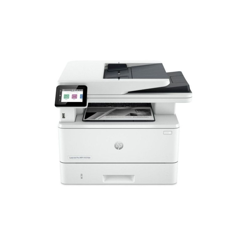 Impresora Multifunción Láser HP Laserjet Pro 4102FDW Monocromo - Dúplex · Fax · 40PPM · 1200x1200 · 1200ppp · USB/WiFi - Tóne...