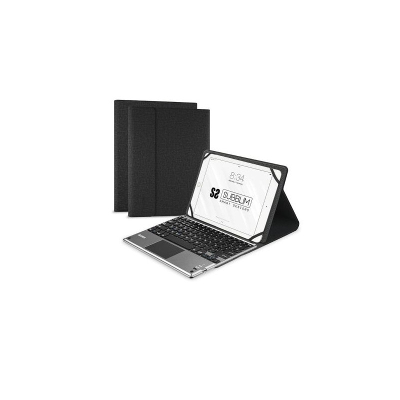 Funda con Teclado para Tablet SUBBLIM Keytab Pro SUB-KT2-BTP001 - 10.1 · 10.8 · BT · Touchpad · Negro