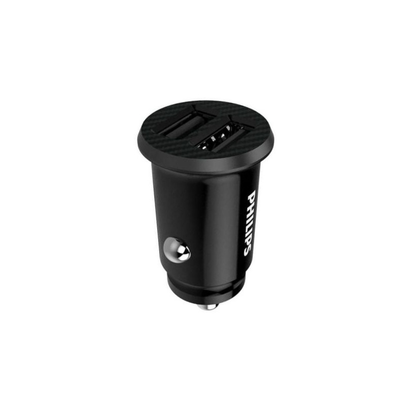 Cargador para Coche PHILIPS DLP2510 - 12W · 2xUSB