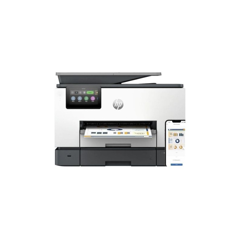 Impresora Multifunción Tinta HP Officejet Pro 9130B Color - Dúplex · ADF · 39PPM · 1200x1200 · 1200ppp · USB/WiFi - Cartucho ...