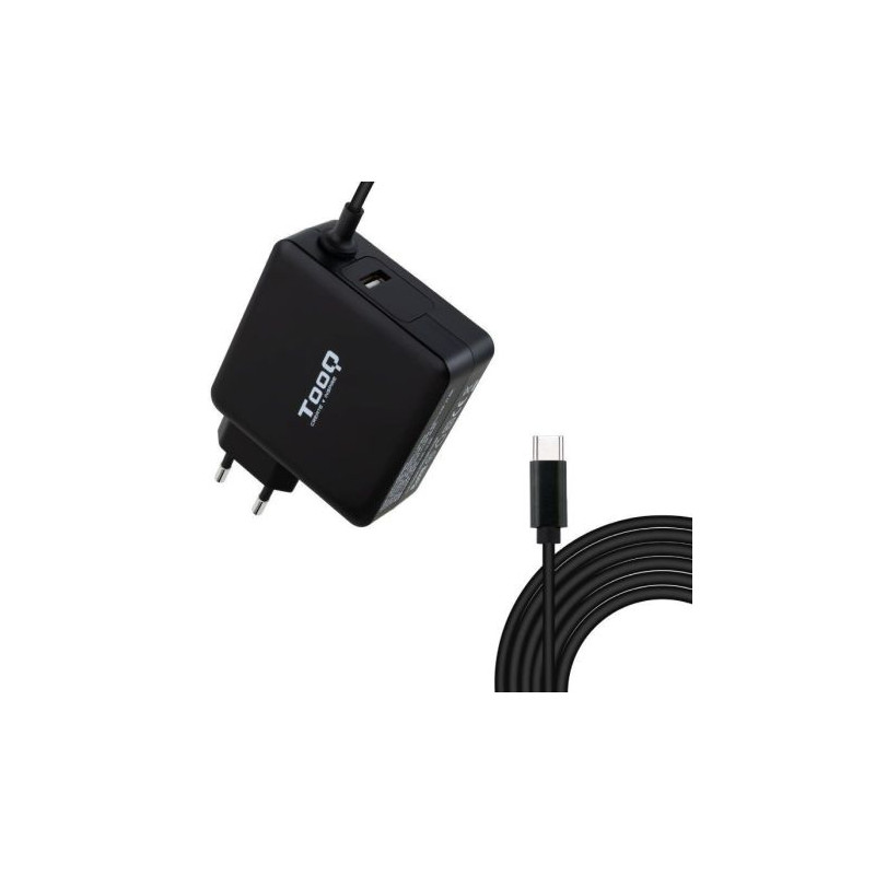 Cargador para Portátil TOOQ TQLC-USBC65PD - 65W · USB Tipo C · 1xUSB