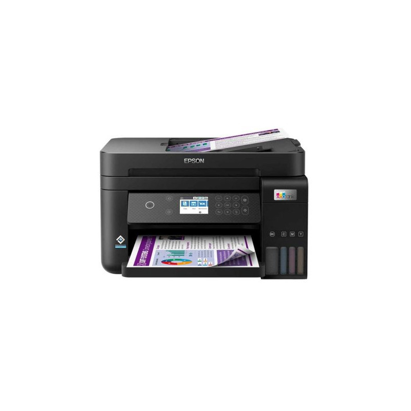 Impresora Multifunción Tinta EPSON Ecotank ET-3850 Color - Dúplex · 15PPM · 4800x1200 · 1200ppp · USB/WiFi · Botella Epson 102