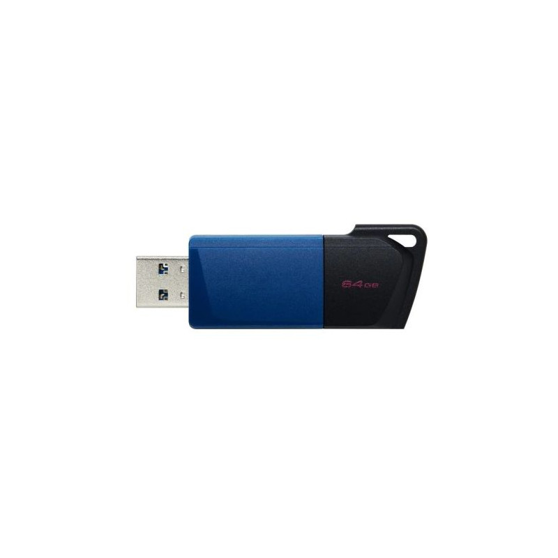 Pendrive KINSTON DataTraveler Exodia M DTXM/64GB - 64GB · USB 3.2 · Negro/Azul