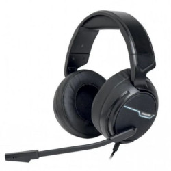Auriculares Diadema con Cable FONESTAR WIN-U - USB · Cable de 2m · Negro