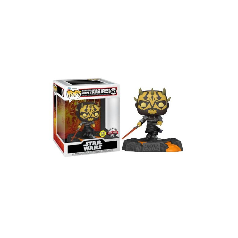 FUNKO POP Darth Savage 521 - Star Wars Edición Especial Brillante en la Oscuridad - 889698632959