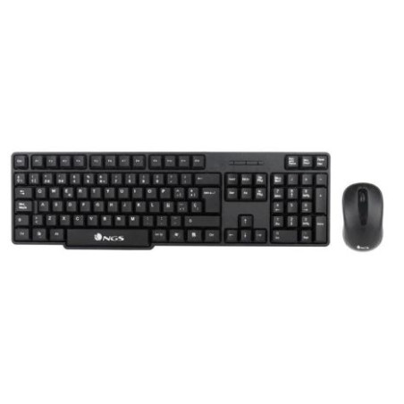 Pack Inalámbrico NGS Euphoria - USB · Teclado y Ratón · Negro
