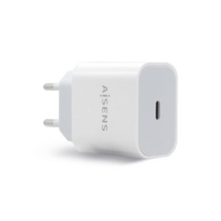 Cargador de Pared AISENS A110-0537 - 20W · USB Tipo C · Blanco