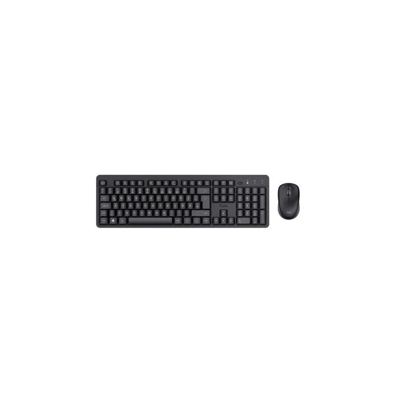 Pack Inalámbrico TRUST TKM-360 - USB · Teclado y Ratón · Negro