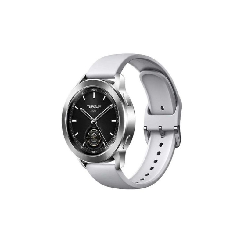Smartwatch XIAOMI Watch S3 BHR7873GL - 1.43 · 466x466 · 5ATM · Bat. 486mAh · GPS · Plata