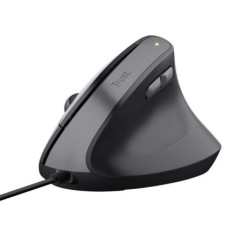 Ratón con Cable Ergonómico TRUST Bayo II - USB · 2400DPI · Negro