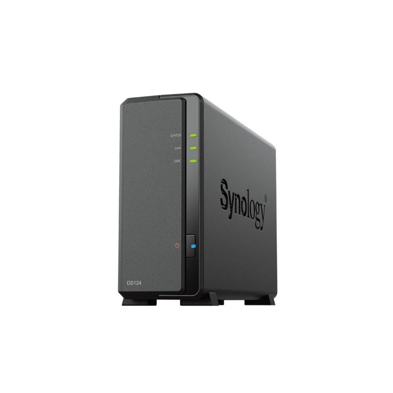 Servidor NAS SYNOLOGY DS124 - Realtek · 1GB · 1 Bahias · LAN