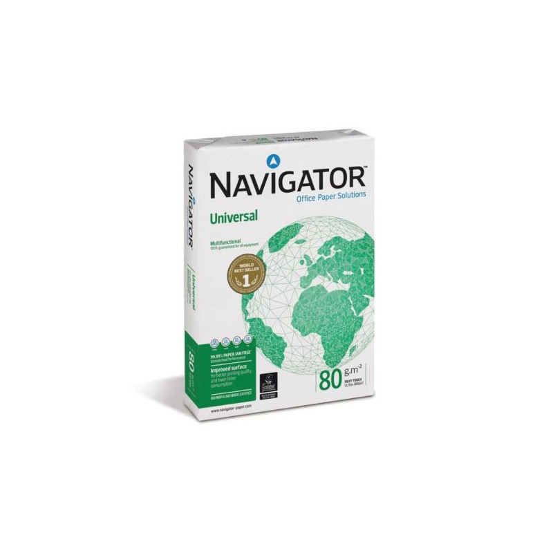 Caja 5 Paquete de Folios NAVIGATOR 002520 - DIN A3 · 80g · 500 Hojas