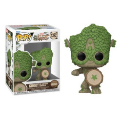 FUNKO POP Groot como Capitán América 1392 - Somos Groot - 889698795159