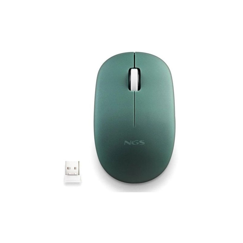Ratón Inalámbrico NGS Fog Pro FOGPROGREEN - USB · 1000DPI · Verde