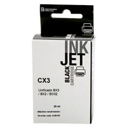 Cartucho de tinta  Reciclado Canon NEGRO CX3 - CX2 - C02