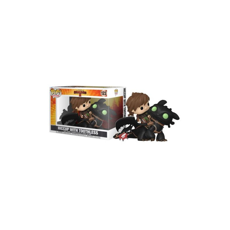 FUNKO POP Hiccup con Toothless 123 - Como Entrenar a tu Dragón - 889698811811