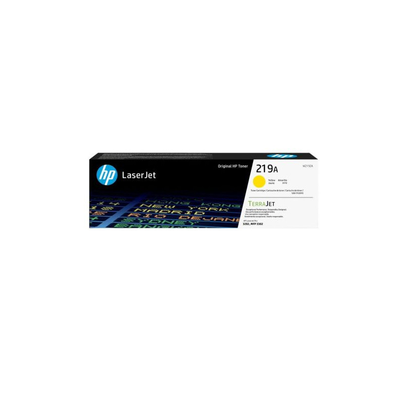 Toner Original HP 219A Amarillo - W2192A [PAG-1200]