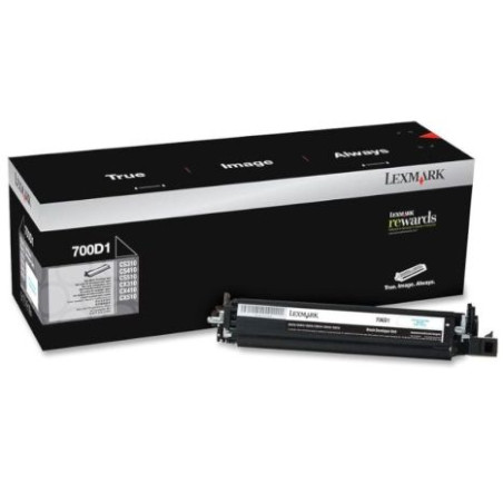 Unidad Reveladora Original LEXMARK 70C0D1 Negro - 70C0D10 [PAG-40000]