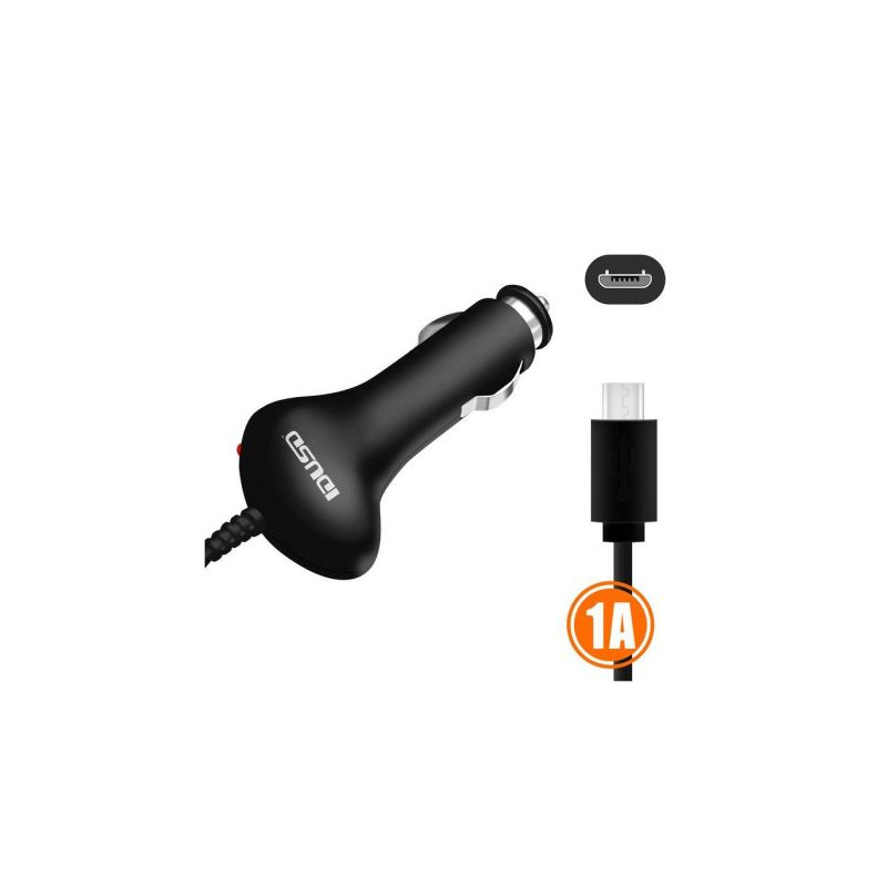 Cargador para Coche con Cable IDUSD 6301A - 1A · Micro USB