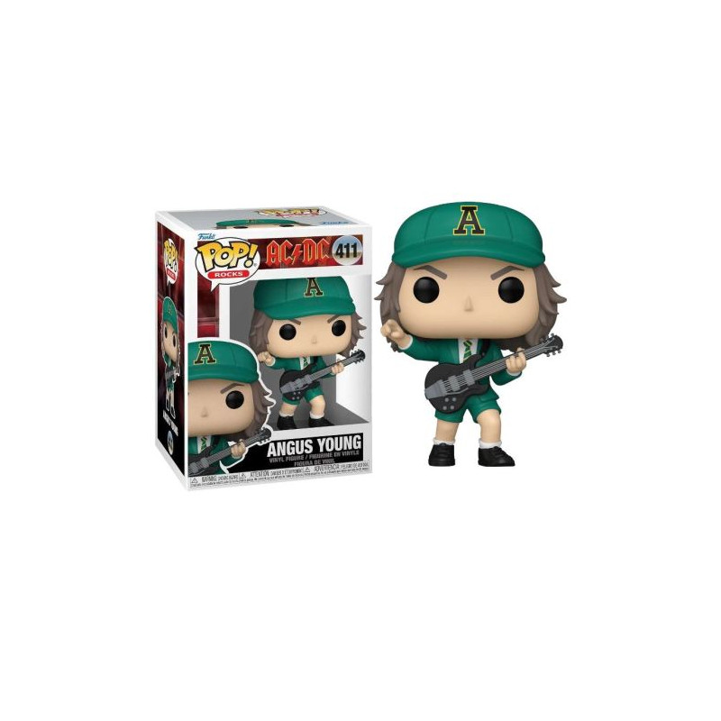 FUNKO POP Angus Young con Traje Verde 411 - AC/DC - 889698798044