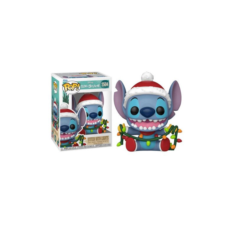 FUNKO POP Stitch con Luces de Navidad 1504 - Lilo y Stitch - 889698800389