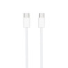 Cable USB 2.0 Tipo C/M a USB Tipo C/M - 1m · Blanco