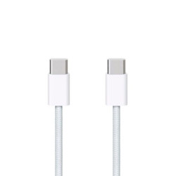 Cable de Carga USB Tipo C a USB Tipo C - 1m · Blanco
