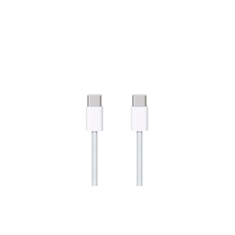 Cable de Carga USB Tipo C a USB Tipo C - 1m · Blanco