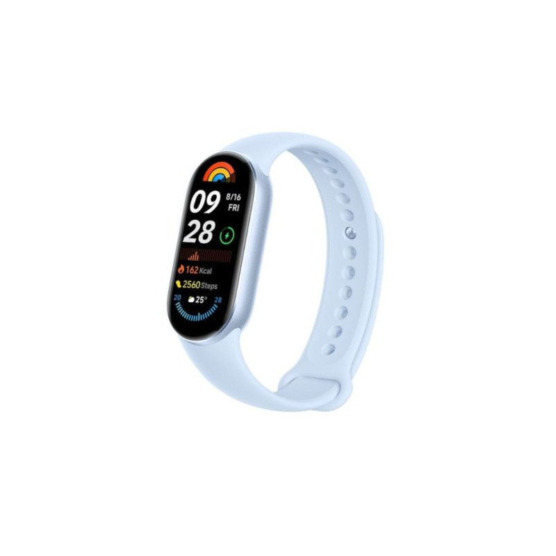 Smartband XIAOMI Band 9 BHR8346GL- 1.62 AMOLED · 5ATM · BT. 5.1 · Frecuencia Cardiaca · Android/iOs · Azul