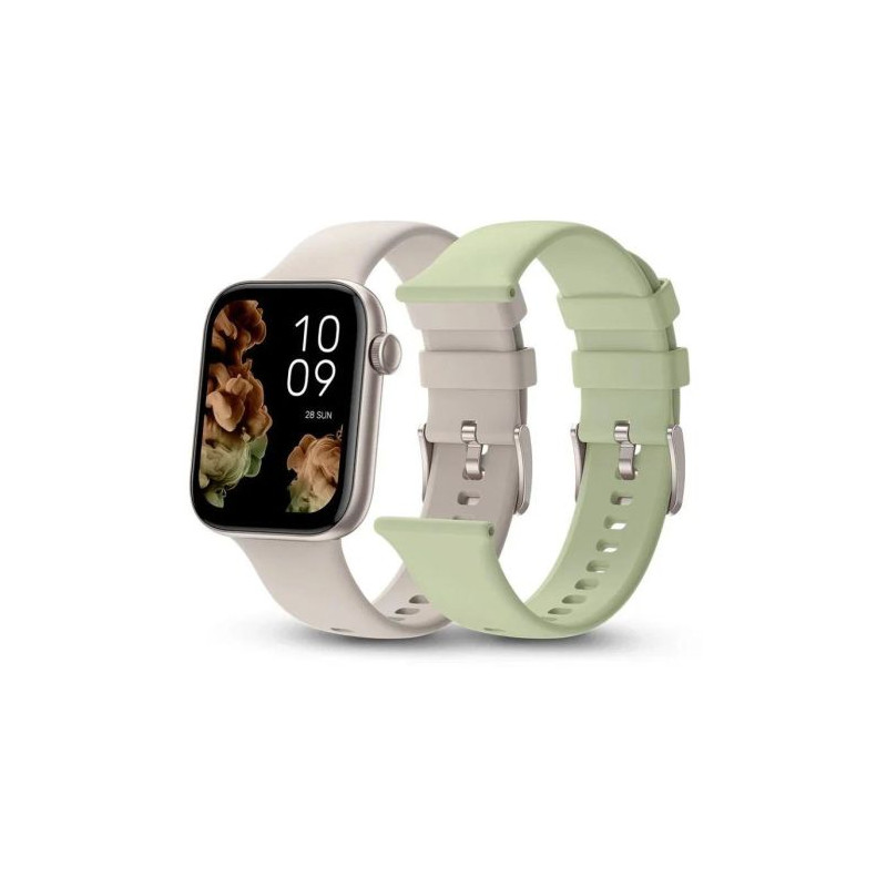 Smartwatch SPC Smartee Duo 2 9650B - 1.78 · 5ATM · BT. 5.0 · Bat. 250mAh · GPS · Beige/Verde