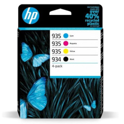 Pack 4 Cartuchos Originales HP 934/935 BK+C+M+Y - 6ZC72AE [PAG-400] [ML-10]