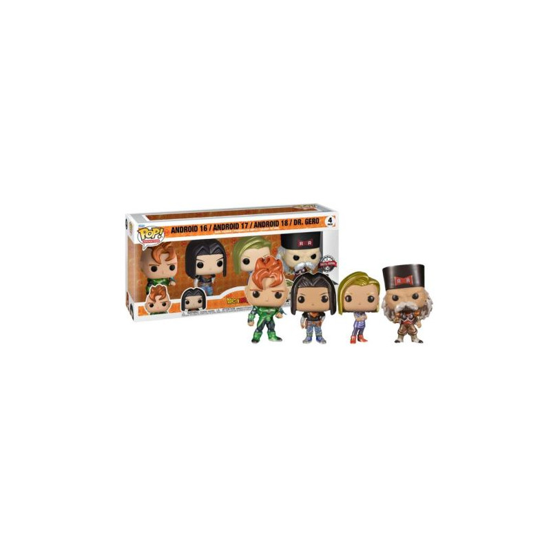 Pack 4 FUNKO POP Android 16