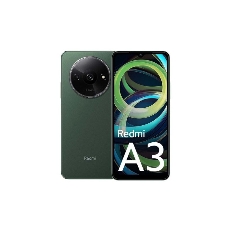 Smartphone XIAOMI Redmi A3 - Octa-Core · 6.71 AMOLED · 4GB · 128GB · Android 14 · Verde