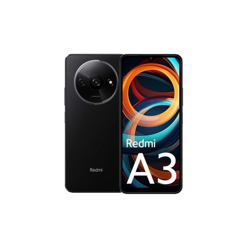 Smartphone XIAOMI Redmi A3 - Helio G36 · 6.71 IPS · 4GB · 128GB · Android 14 · Negro
