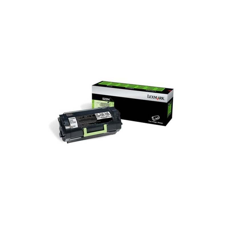 Toner Original LEXMARK 522H Negro - 52D2H0E [PAG-25000]