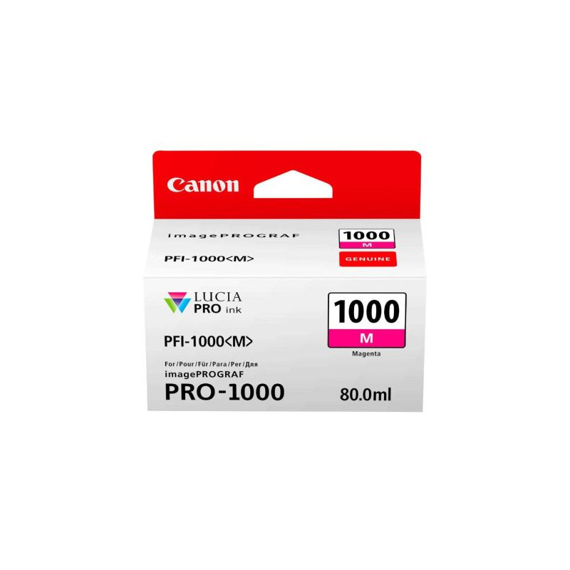 Cartucho  Original CANON PFI-1000M Magenta - 0548C001 [PAG-3755] [ML-80]