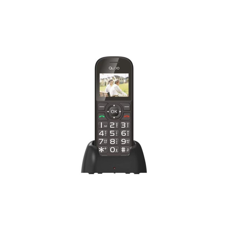 Teléfono Móvil QUBO D-1803 - 32MB · Negro