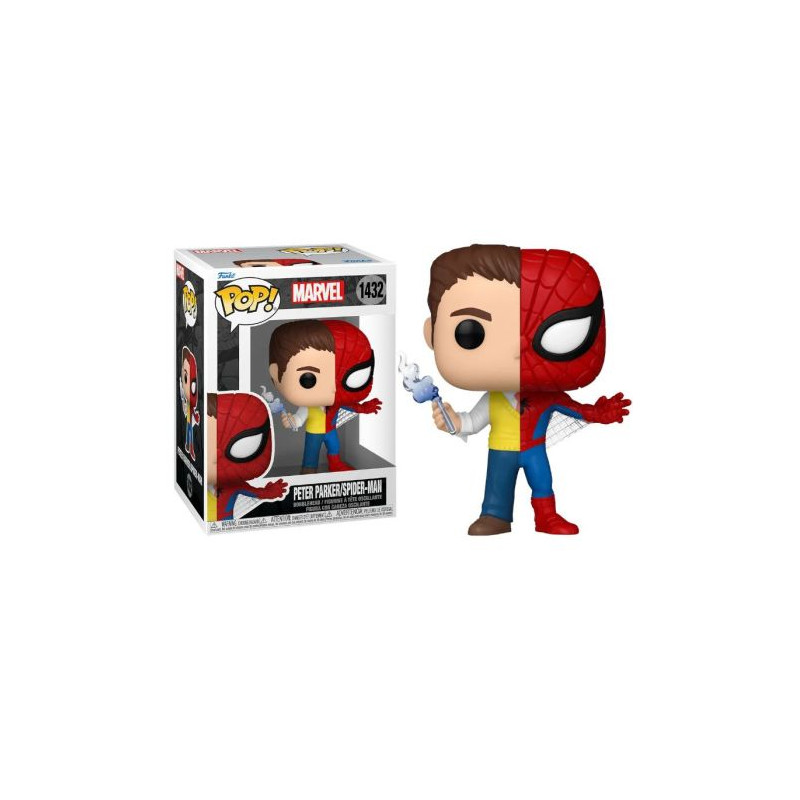 FUNKO POP Peter Parker y SpiderMan 1432 - Marvel - 889698808927