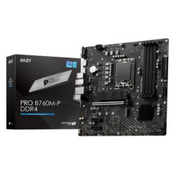 Placa Base MSI Pro B760M-P - Socket 1700 · DDR4 · MicroATX