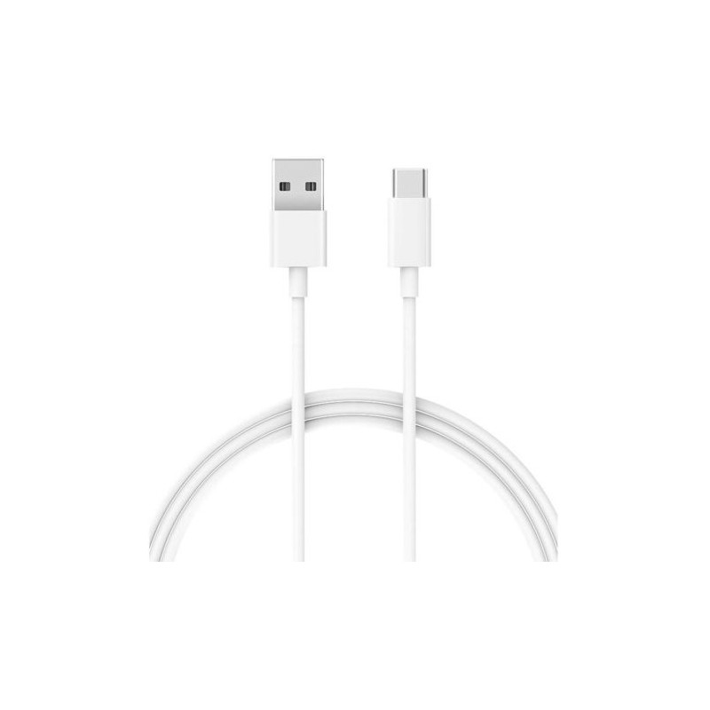 Cable USB 2.0 Tipo A/M a USB Tipo C/M - 1m · Blanco