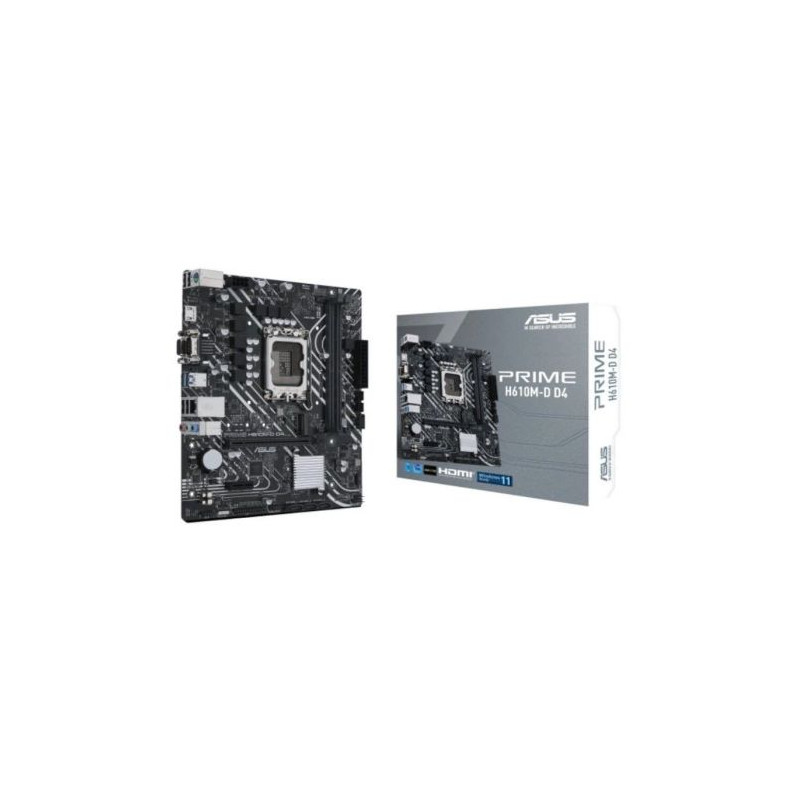 Placa Base ASUS Prime H610M-D - Socket 1700 · DDR4 · MicroATX