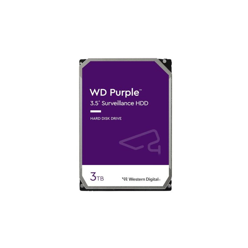 Disco Duro HDD WESTER DIGITAL WD33PURZ - 3TB · SATA III · 3.5 · Caché 64MB