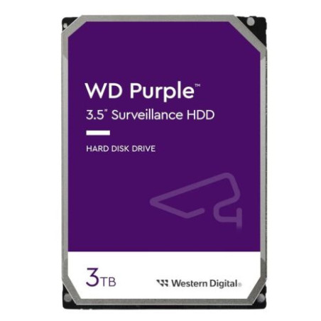Disco Duro HDD WESTER DIGITAL WD33PURZ - 3TB · SATA III · 3.5 · Caché 64MB