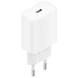 Cargador de Pared XIAOMI Mi - 20W · USB Tipo C · Blanco