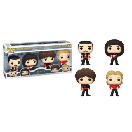 Pack 4 FUNKO POP Freddy Mercury