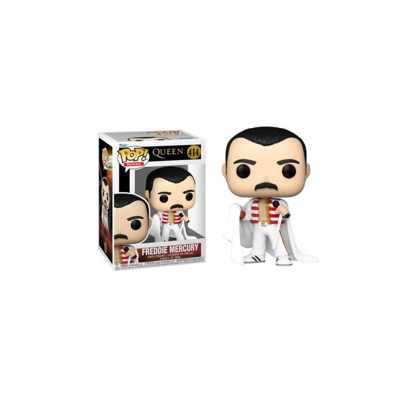 FUNKO POP Freddie Mercury con Capa 414 - Queen - 889698753746
