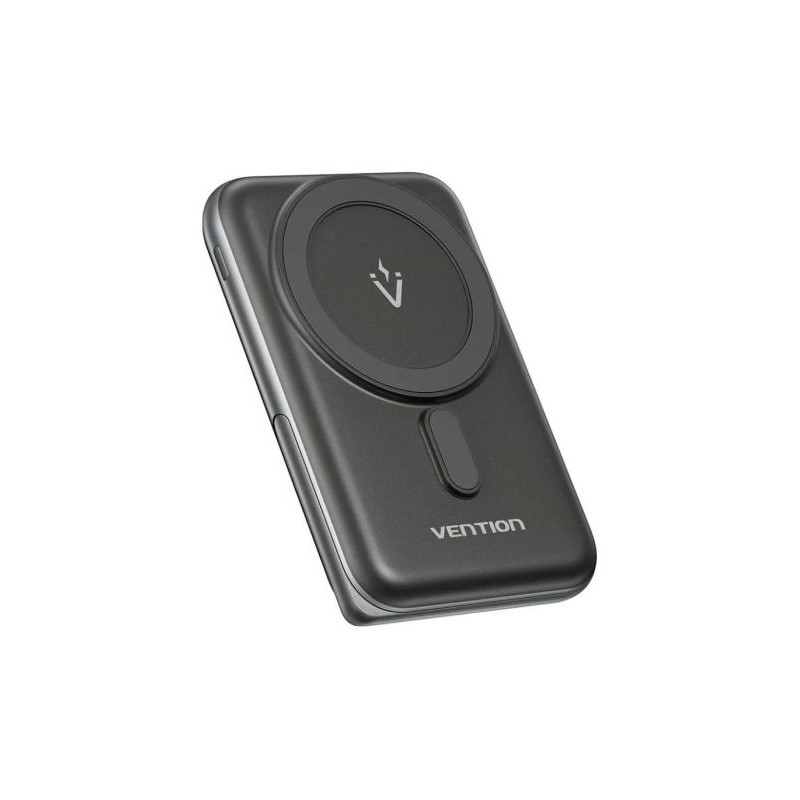 Powerbank Inalámbrica VENTION FHNB0 - 10000mAh · USB Tipo C · Negro