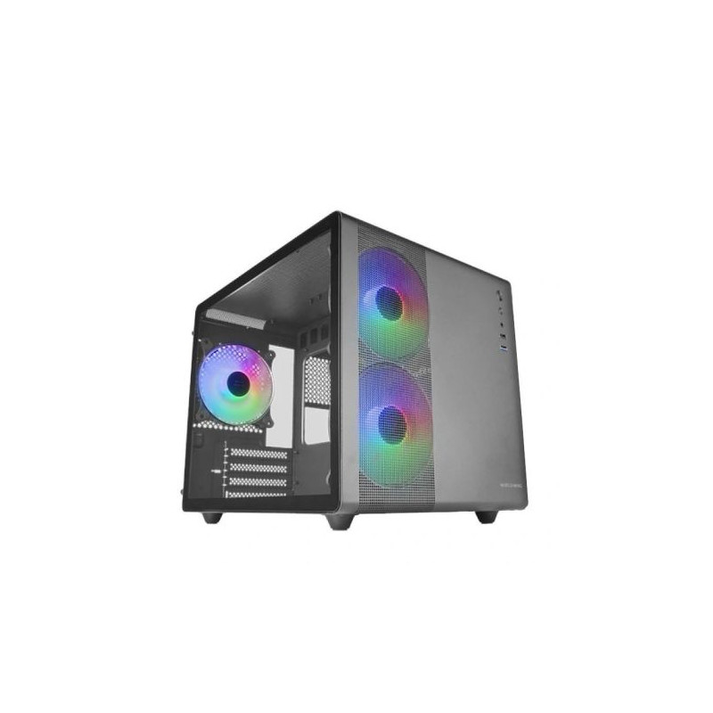 Caja MARS GAMING MC400 - RGB · Micro ATX · Mini ITX · 2.5 · 3.5 · USB 2.0 · USB 3.0